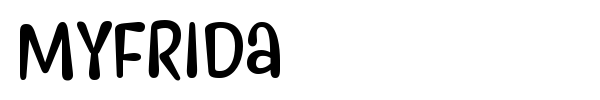 Myfrida font preview